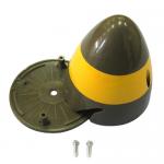 EP Plastic Spinner D78MM (Olive Drab with Cub Yellow Strap)