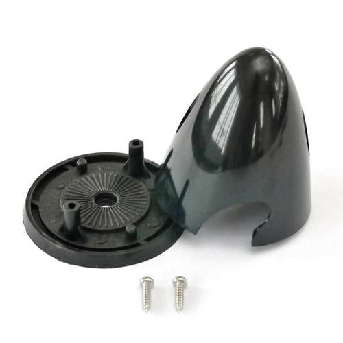 Plastic Spinner 57mm (Round Tip) Black