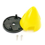 Plastic Spinner 57mm Yellow