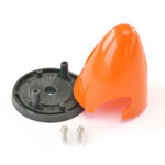 Plastic Spinner 52mm (Round Tip) Orange