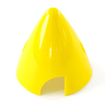 Plastic Spinner Cone 70mm Yellow