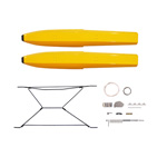 1/4 Scale 0.90 - 1.20 Fiberglass Float Set (Cub Yellow)